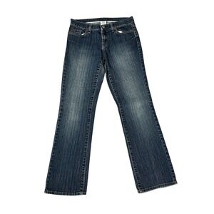 VTG  Low Rise Jordache Flare Jeans Dark Wash 4 Short Y2K